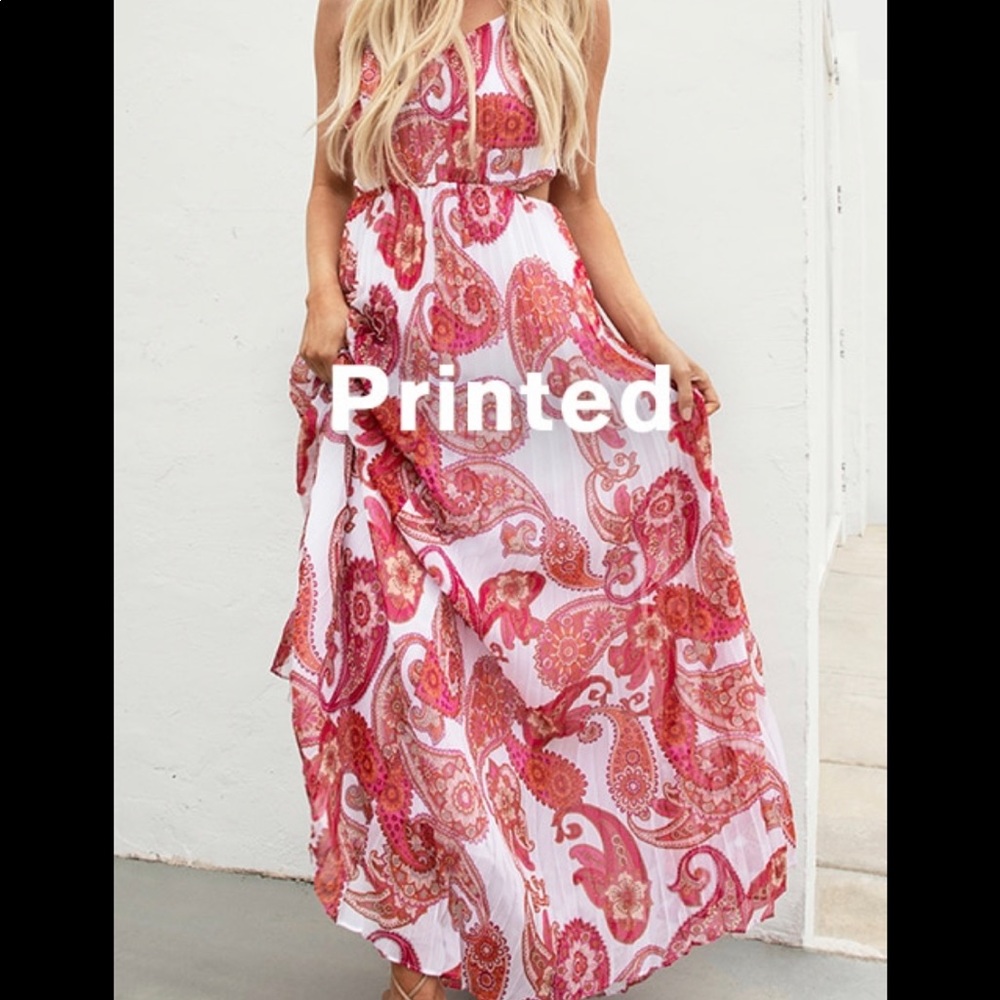 Express Pleated Maxi Dress